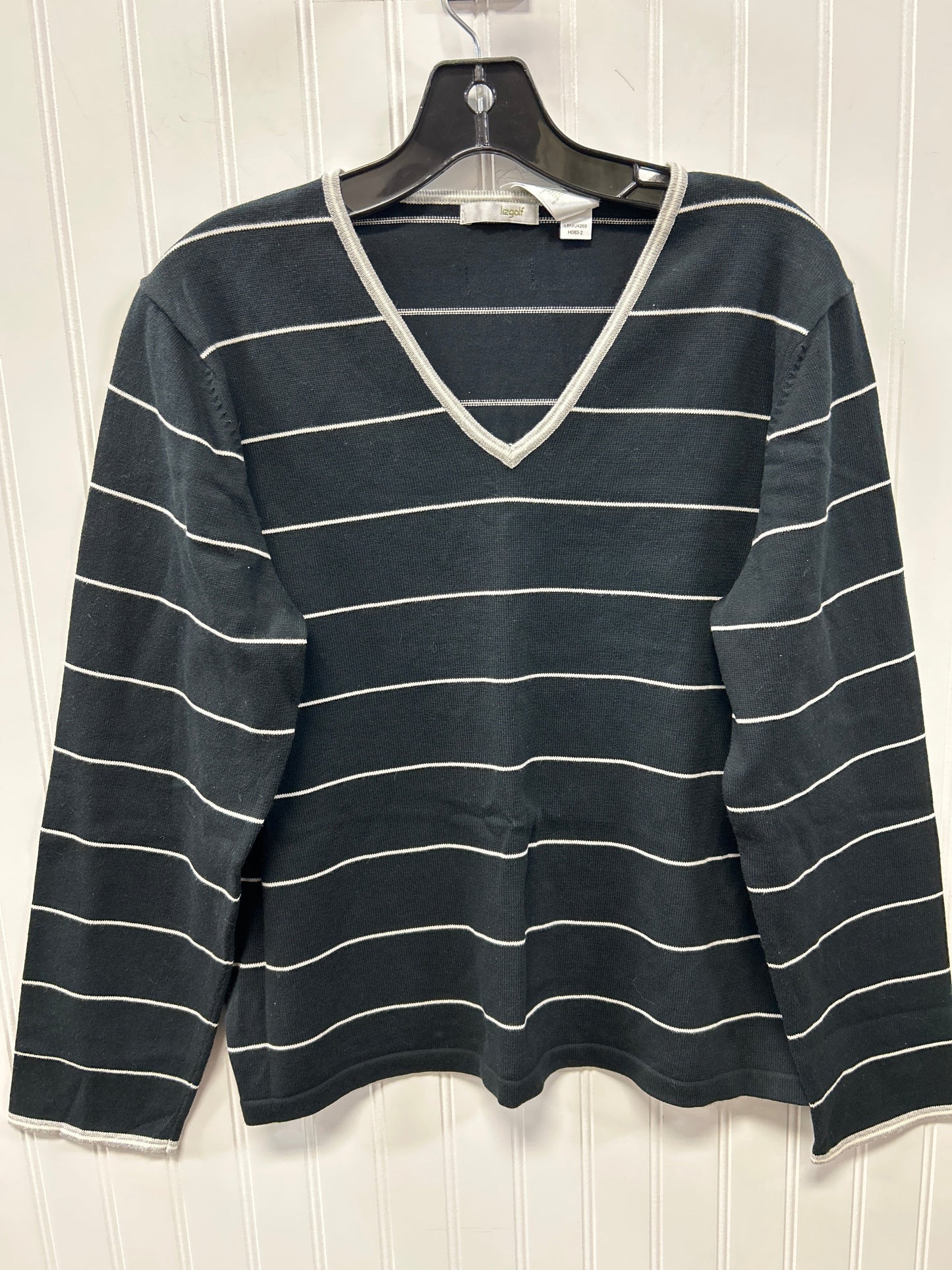 Top Ls By Liz Golf In Black, Size:Xl