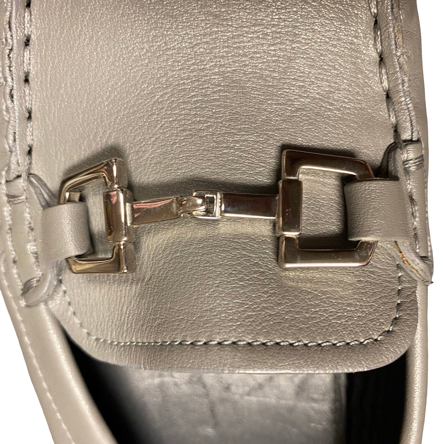Shoes Luxury Designer By Gucci In Grey, Size:10.5