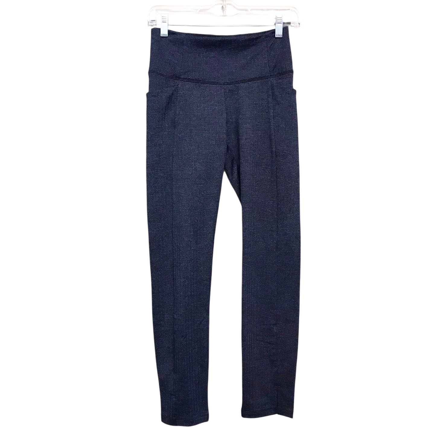 Athletic Leggings By Athleta In Blue, Size:Xs
