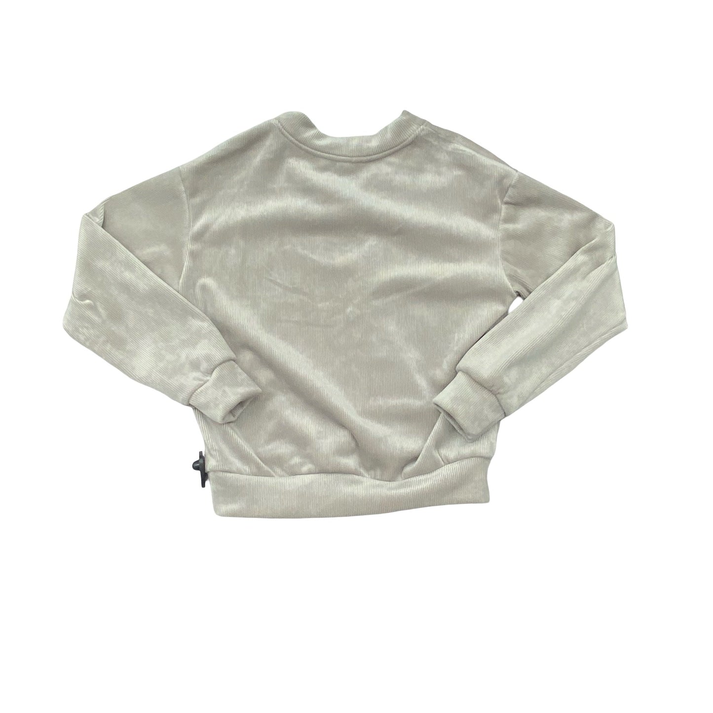 Athletic Sweatshirt Crewneck By Yogalicious In Beige, Size:Xs