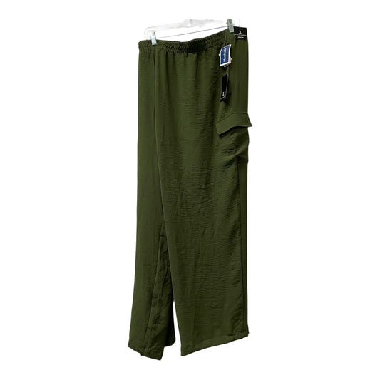 Pants Wide Leg By Jules & Leopold In Green, Size:22