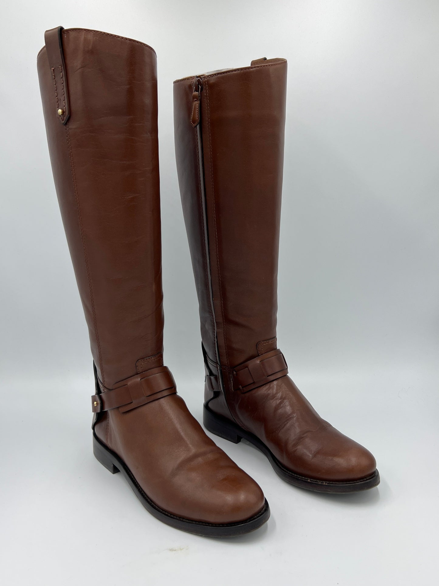 Tory Burch Almond Derby Riding Boots  Size: 6