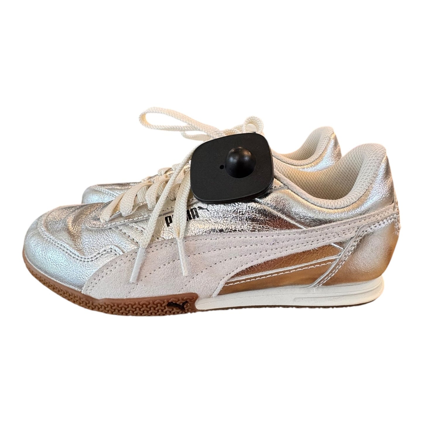 Shoes Sneakers By Puma In Silver, Size:7