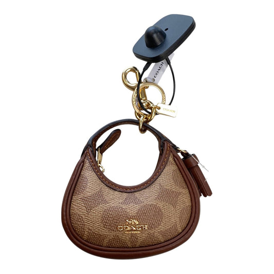KEY CHAIN DESIGNER by COACH In BROWN, Size: SMALL