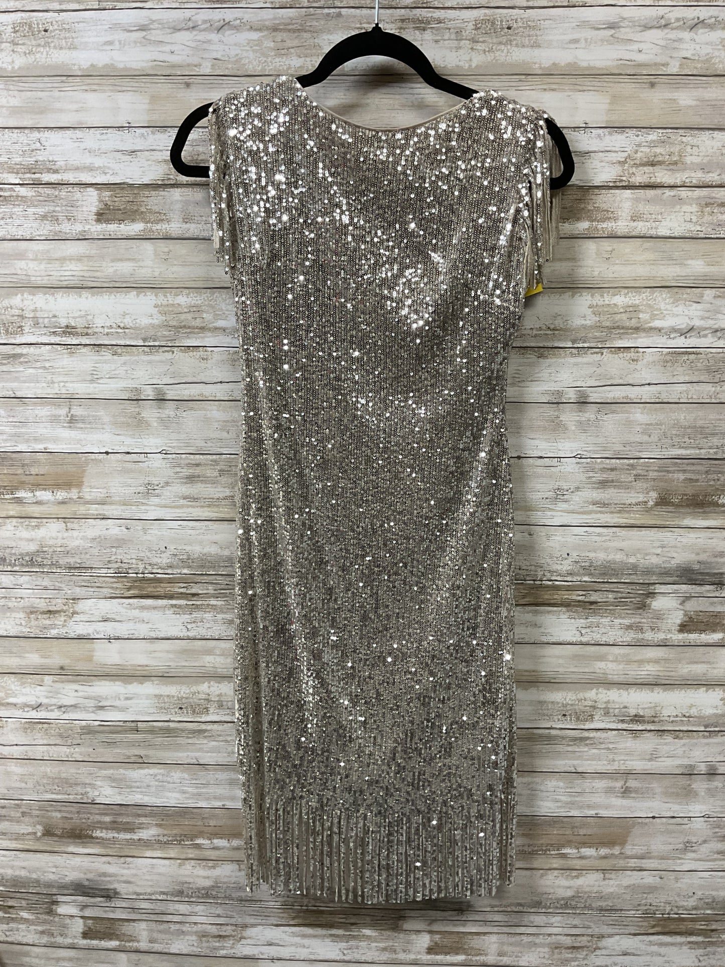 Dress Party Midi By Cma In Silver, Size:S