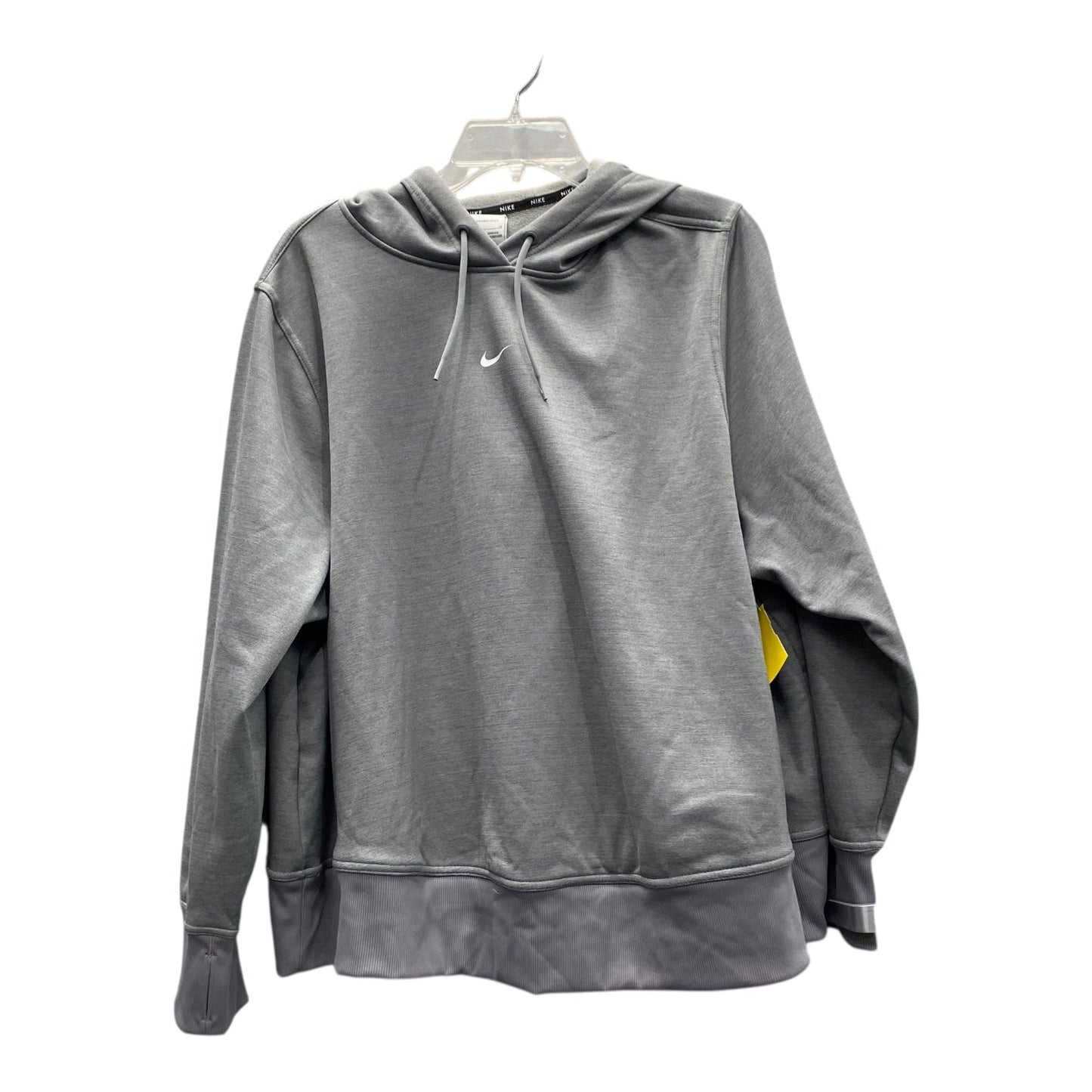 Athletic Sweatshirt Hoodie By Nike Apparel In Grey, Size:3X