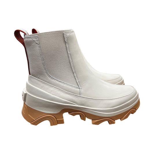 Boots Ankle Flats By Sorel In Cream, Size:7.5