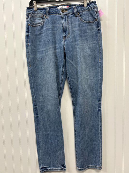 Jeans Straight By Cabi In Blue Denim, Size:10