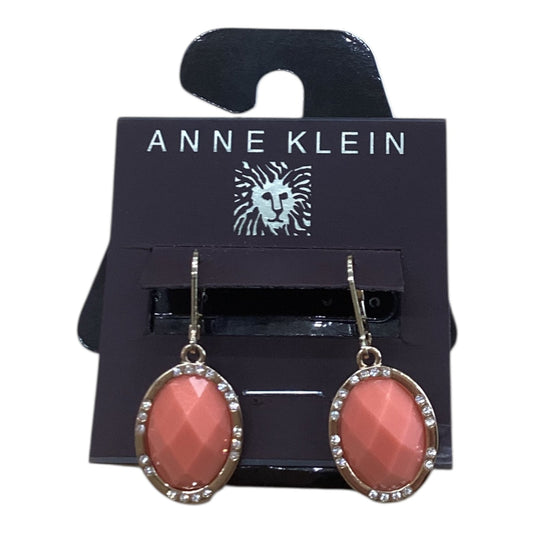 Earrings Dangle/Drop By Anne Klein In Coral