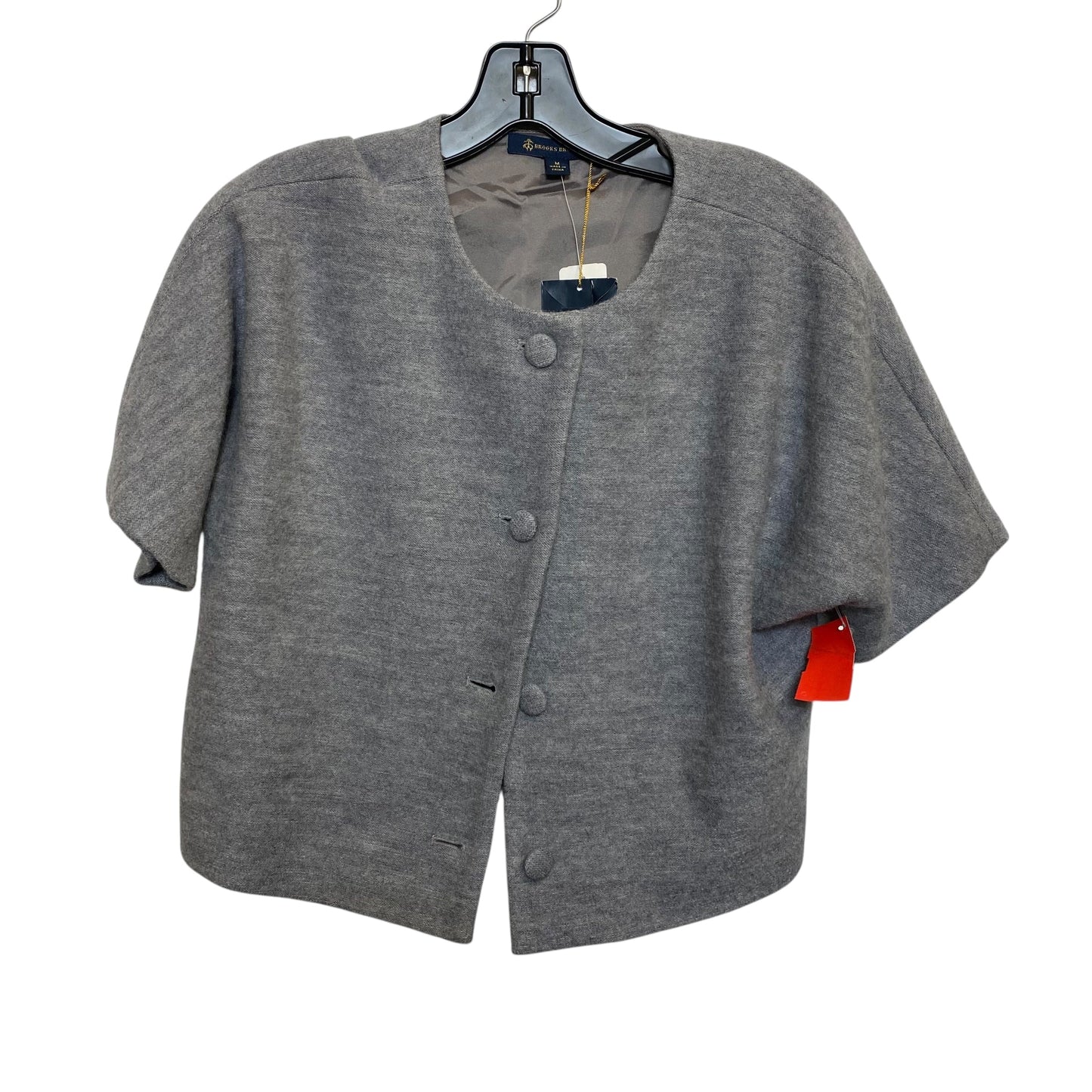 Cardigan By Brooks Brothers In Grey, Size:M