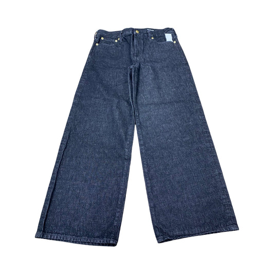 Jeans Wide Leg By J. Crew In Black, Size:4