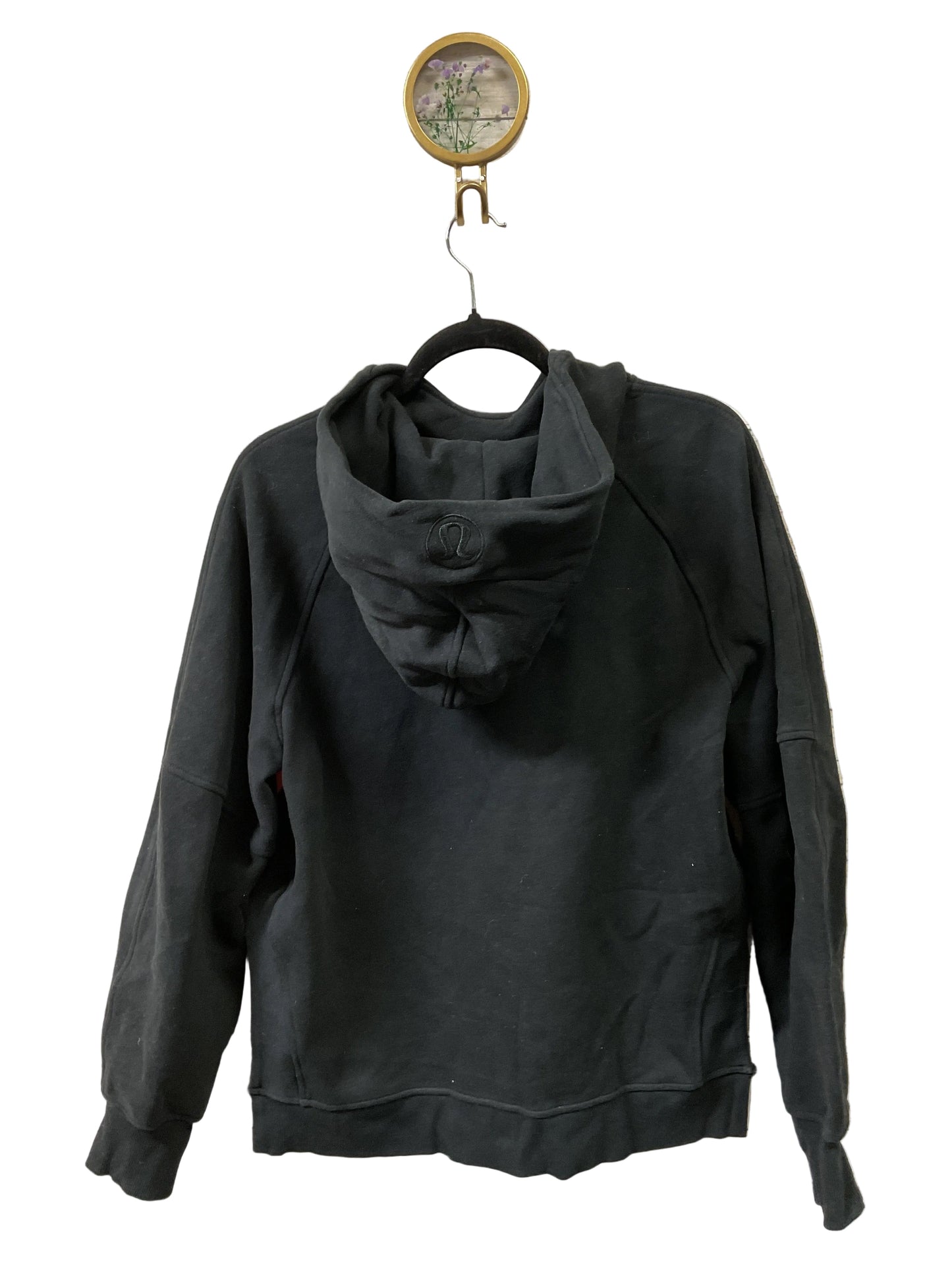 Athletic Sweatshirt Hoodie By Lululemon In Black, Size:Xs