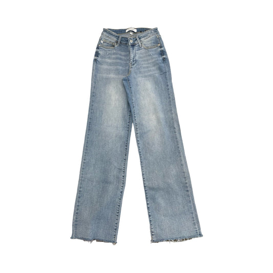 Jeans Straight By Judy Blue In Blue Denim, Size:2