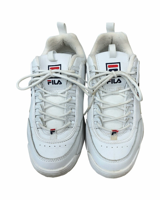 Shoes Athletic By Fila In White, Size:8