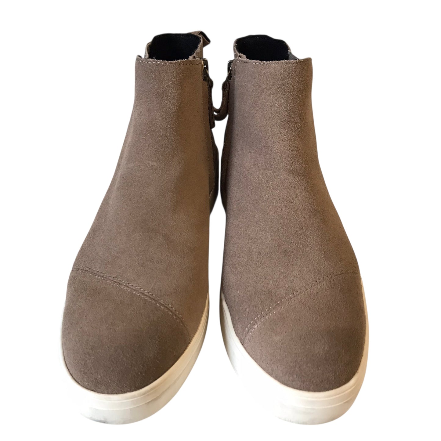 Boots Ankle Flats By Toms In Tan, Size:8