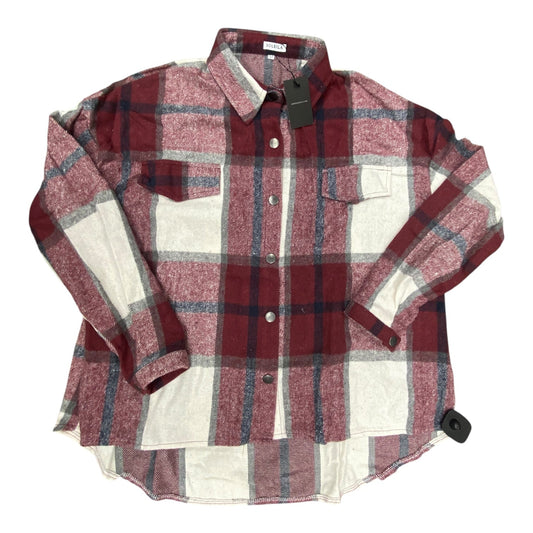 Top Ls By Cmc In Plaid Pattern, Size:M