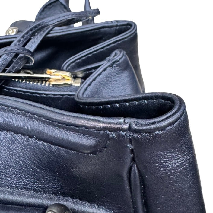 Handbag Luxury Designer By Burberry In Black, Size:Medium 14”Lx7.5”Hx6.5”W)