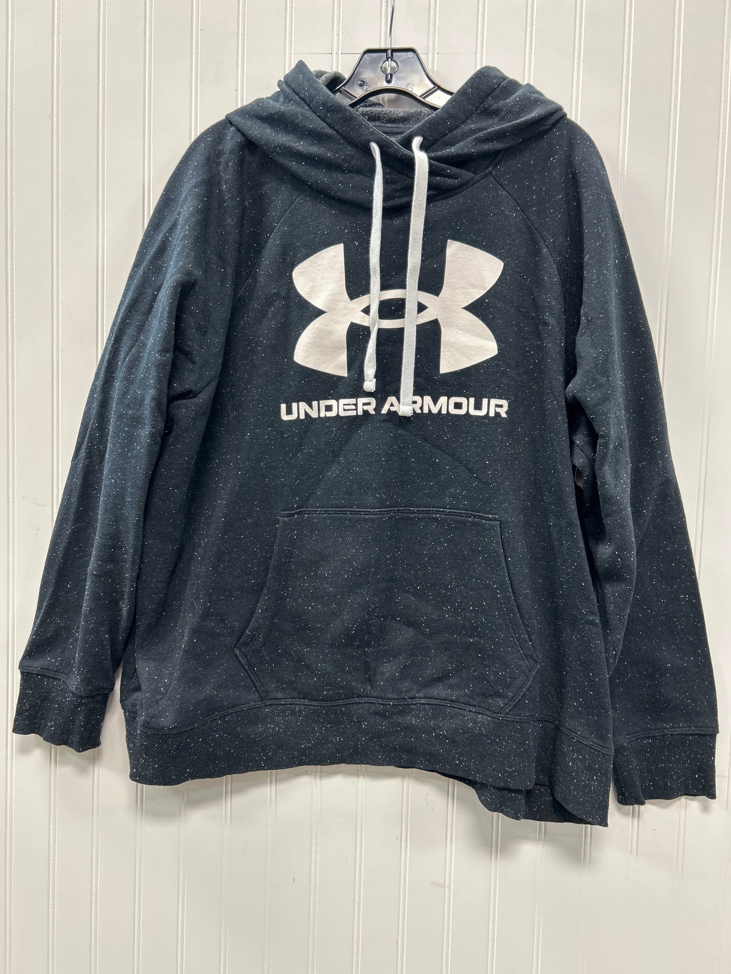 Sweatshirt Hoodie By Under Armour In Black, Size:1X