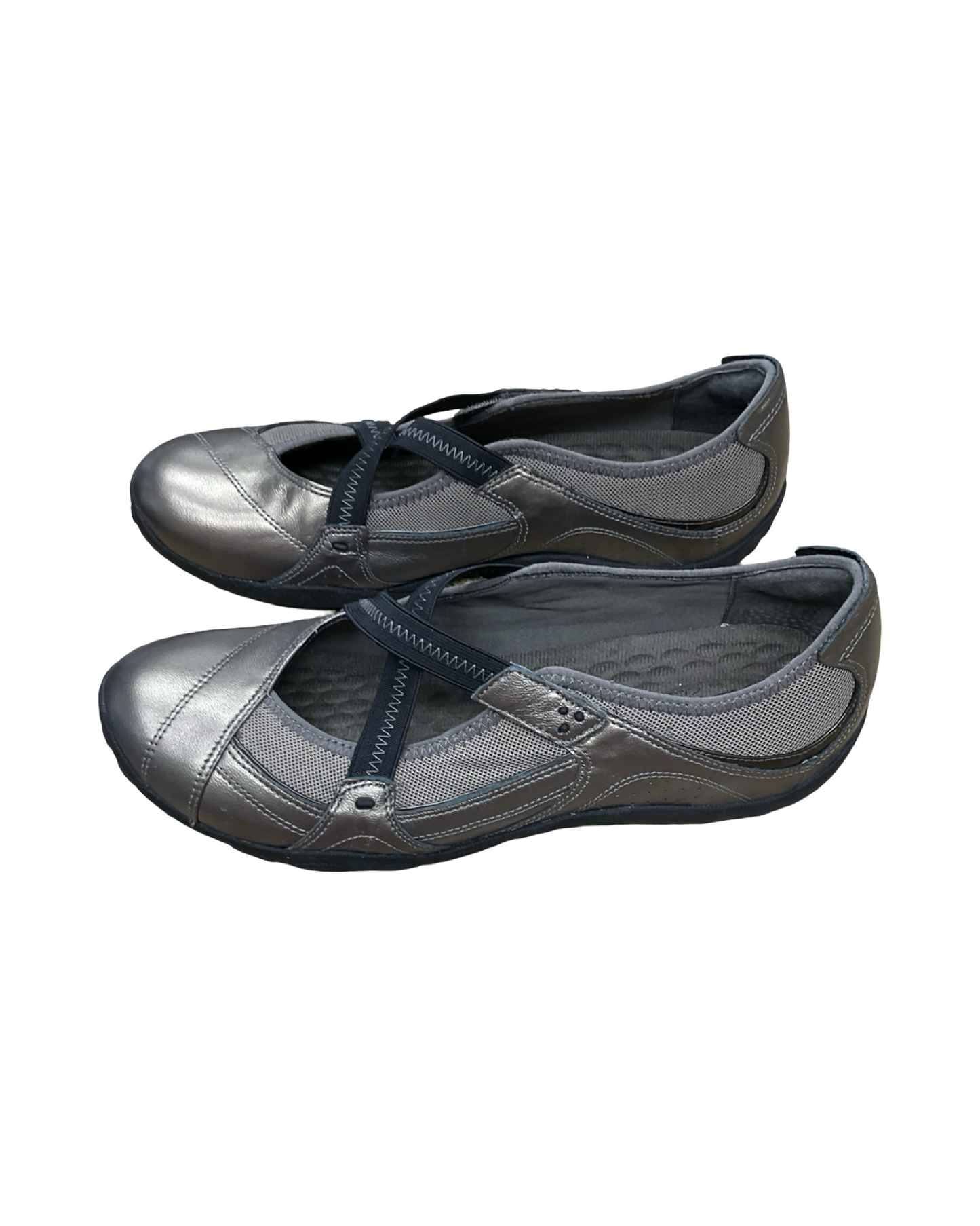 Shoes Flats By Clarks In Taupe, Size:9.5