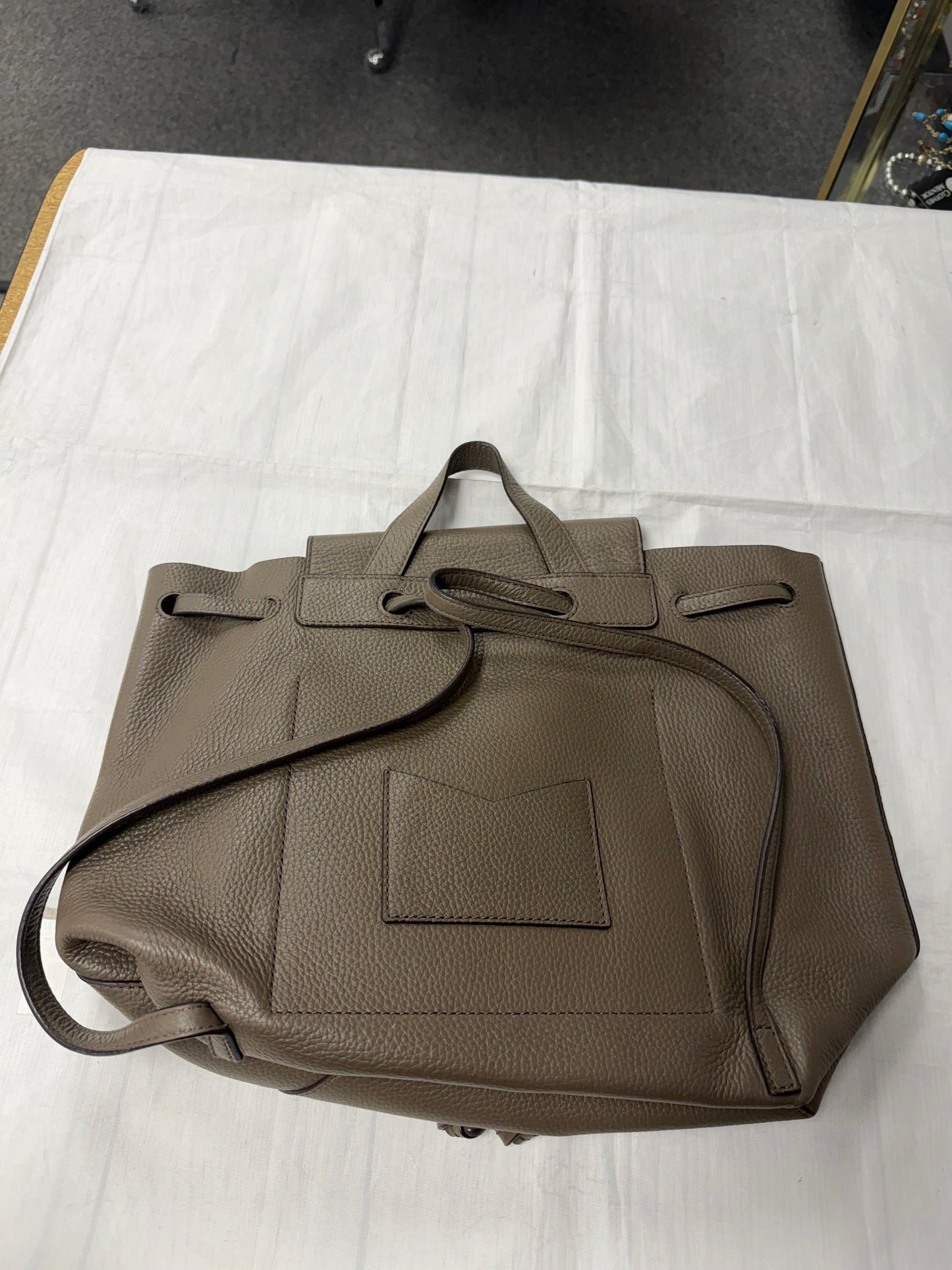 Backpack Designer By Michael Kors In Taupe, Size:Large