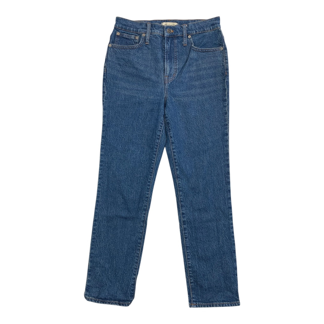 Jeans Straight By Madewell In Blue Denim, Size:6