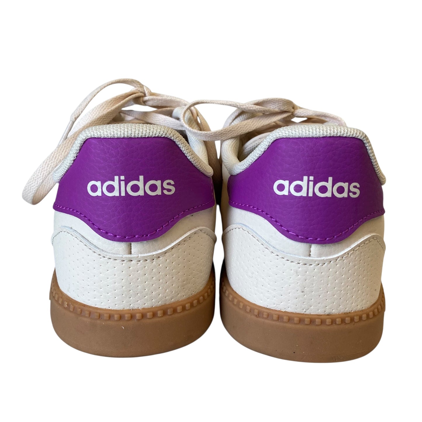 Shoes Sneakers By Adidas In Cream & Purple, Size:7