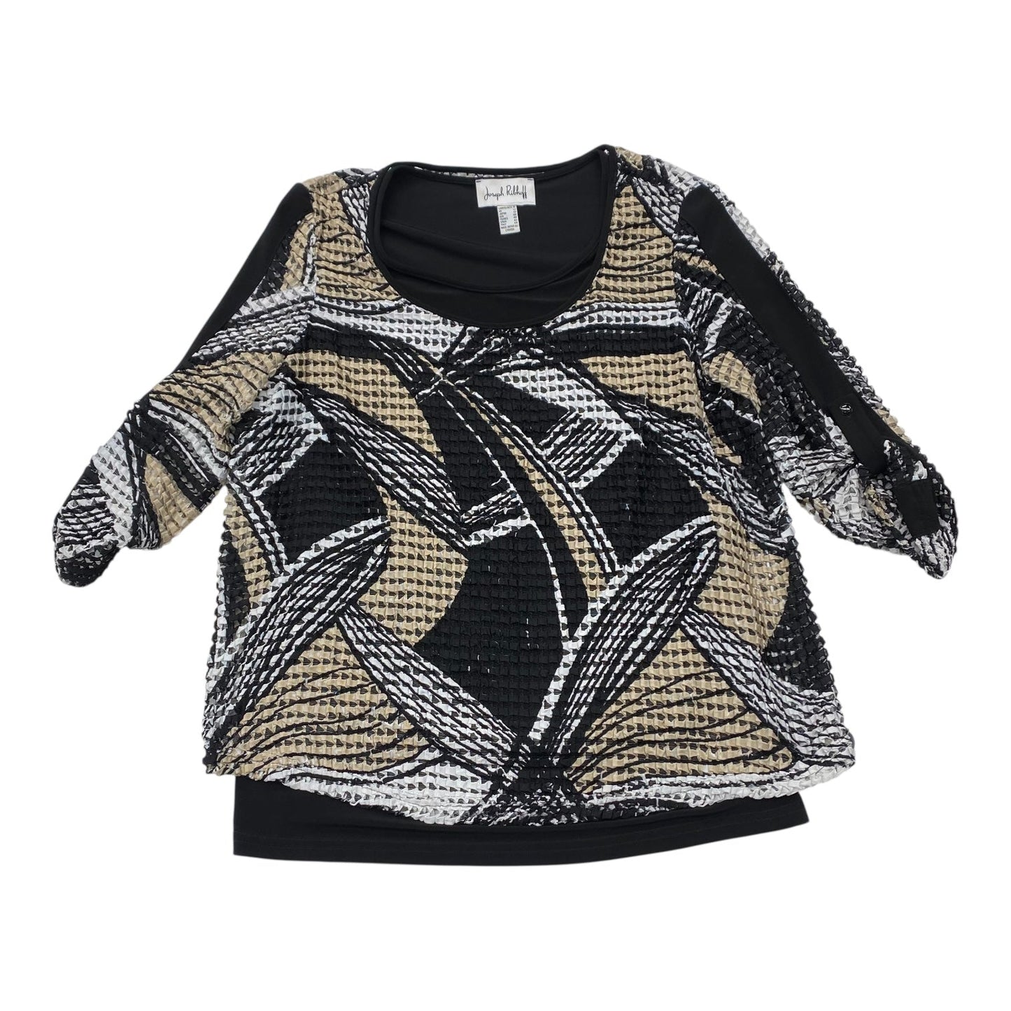 Top 3/4 Sleeve By Joseph Ribkoff In Multi, Size:10