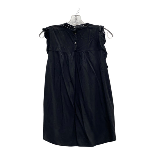 Top Sleeveless By Loft In Black, Size:S