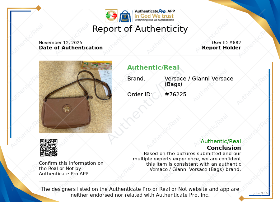 Crossbody Luxury Designer By Versace, Size: Small