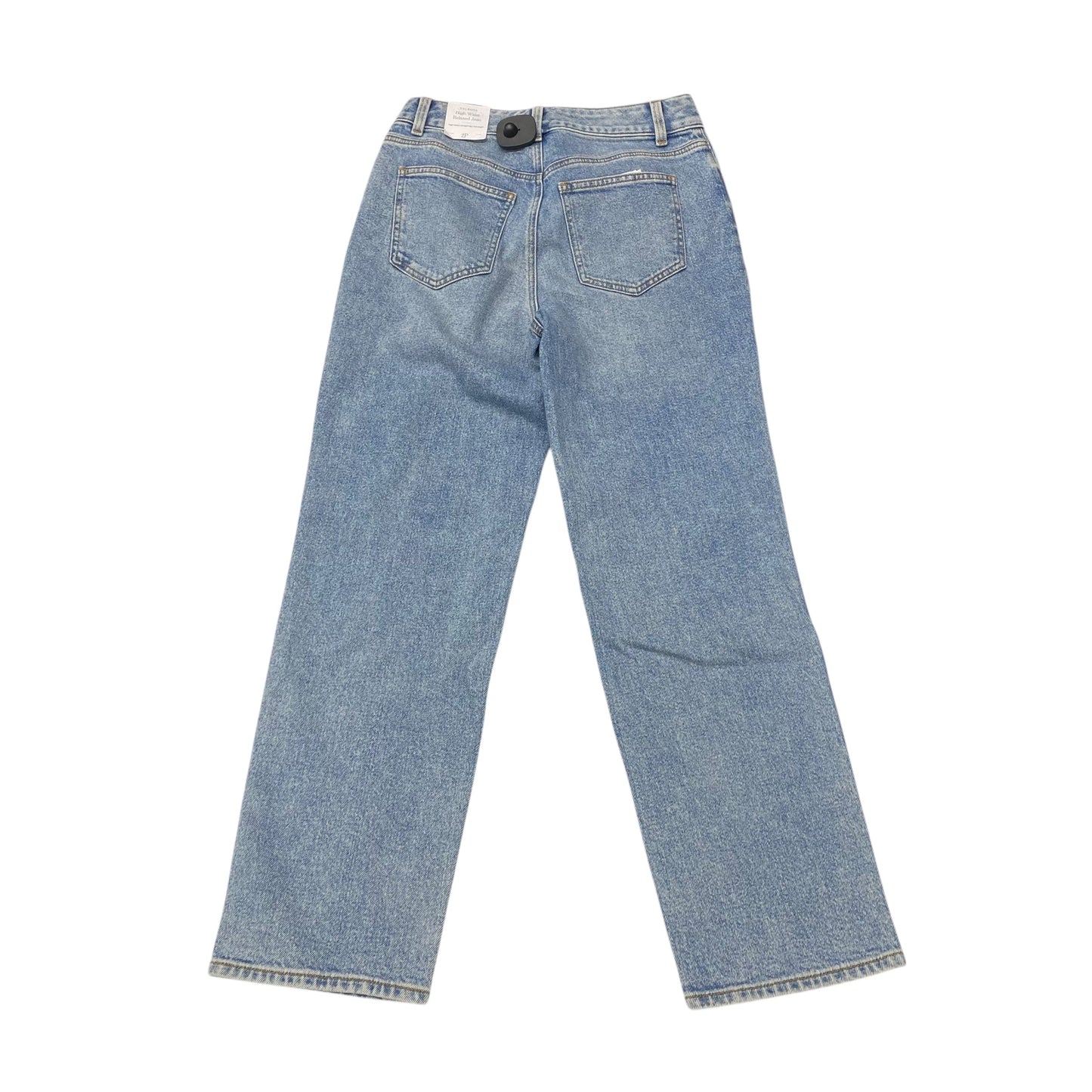 Jeans Straight By Talbots In Blue Denim, Size:2P