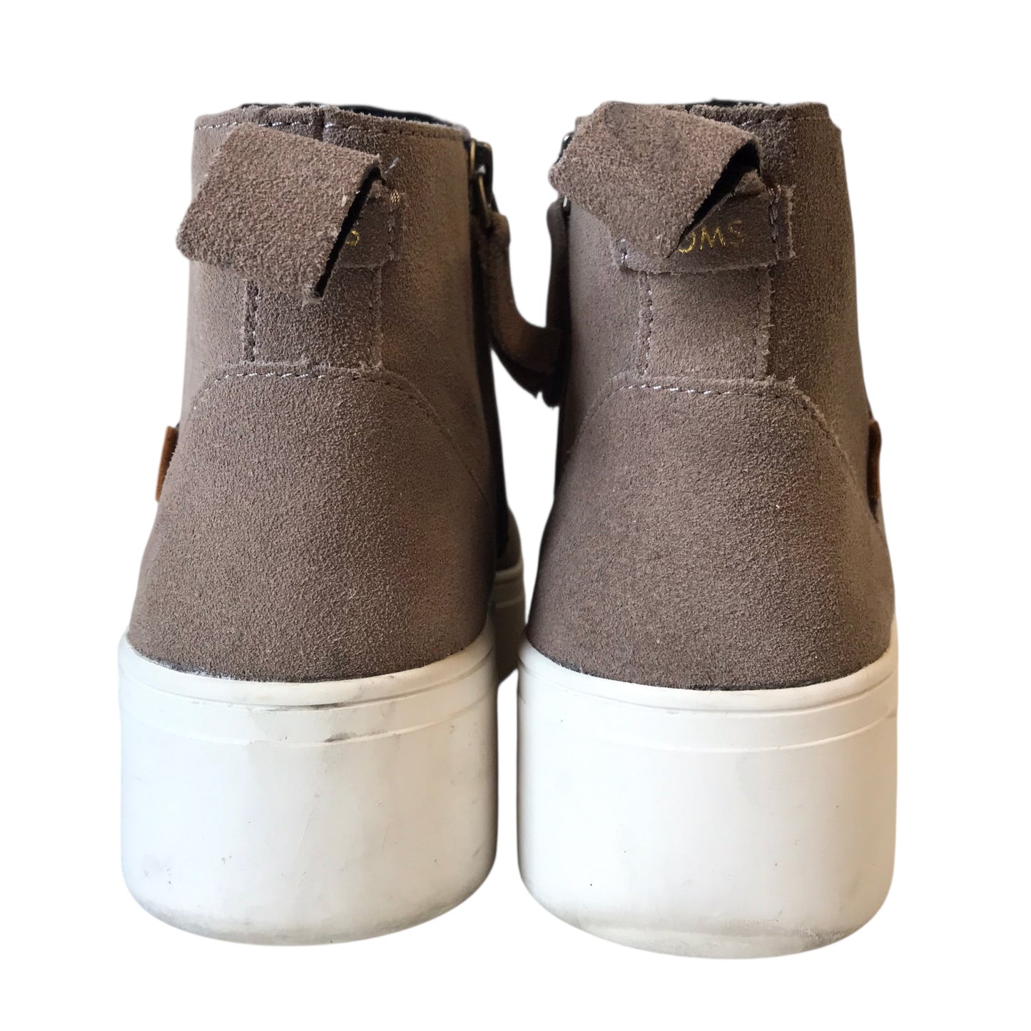 Boots Ankle Flats By Toms In Tan, Size:8