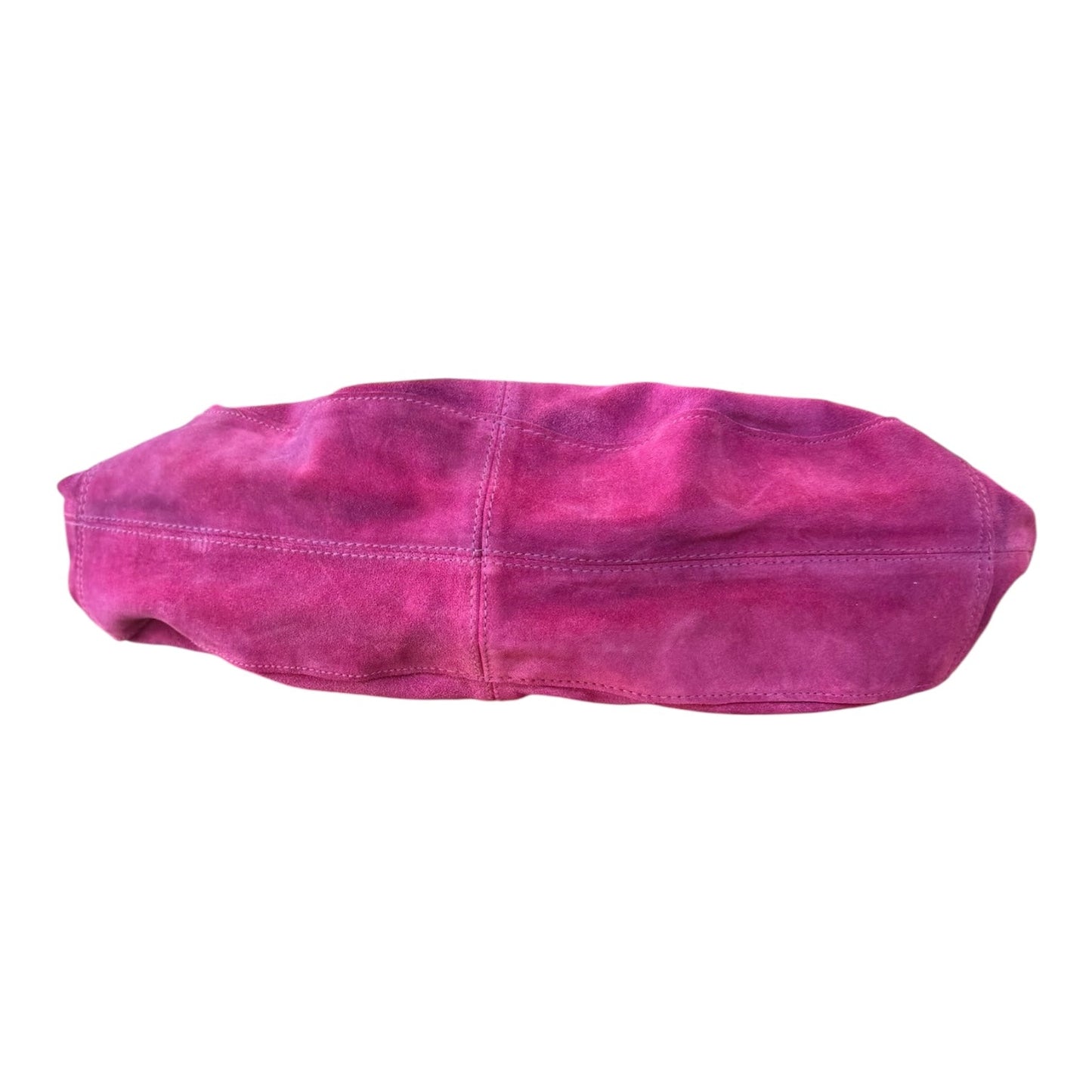 Handbag By Free People In Pink Suede, Size:Large