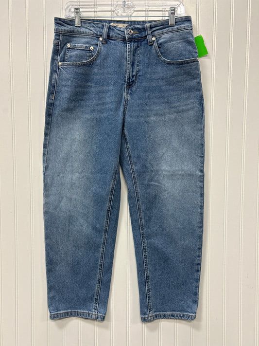 Jeans Wide Leg By Oat In Blue Denim, Size:6