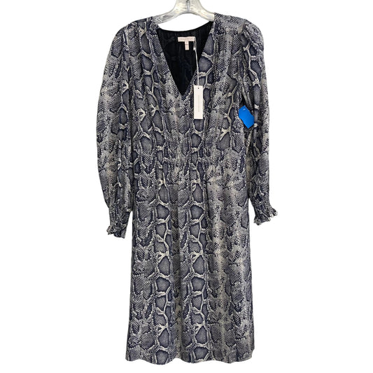 Dress Work By Rebecca Taylor In Blue & Grey, Size:M