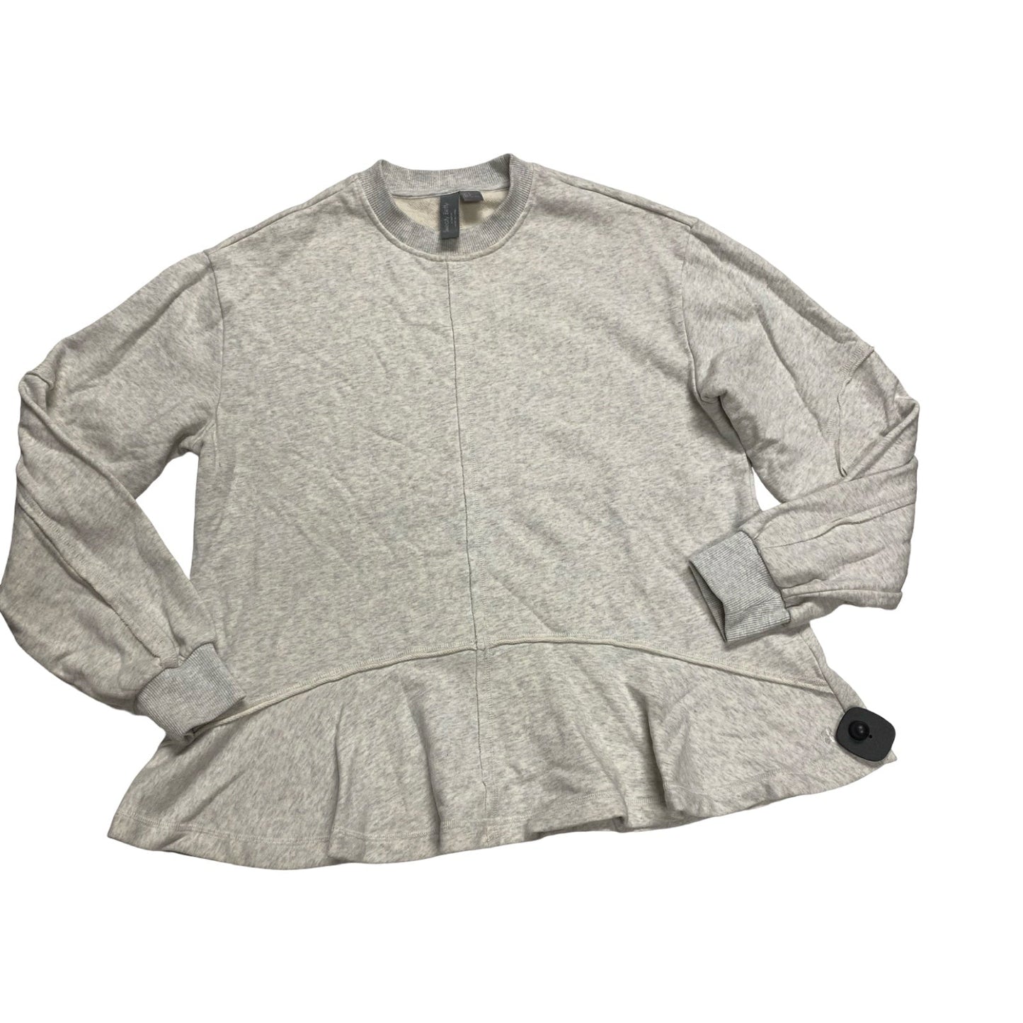 Athletic Sweatshirt Crewneck By Sweaty Betty In Grey, Size:6