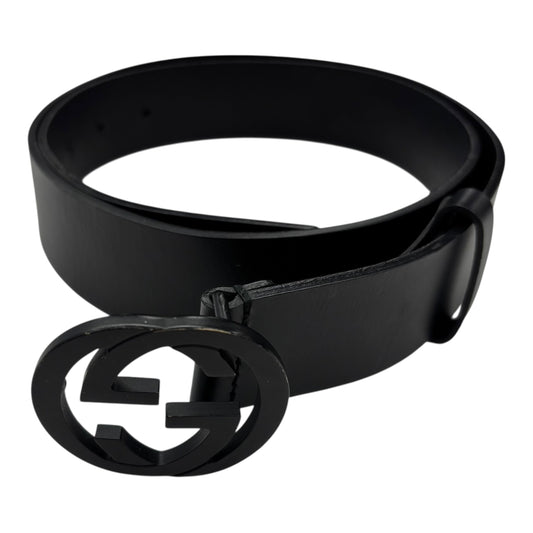 Belt Luxury Designer By Gucci In Black, Size:Small
