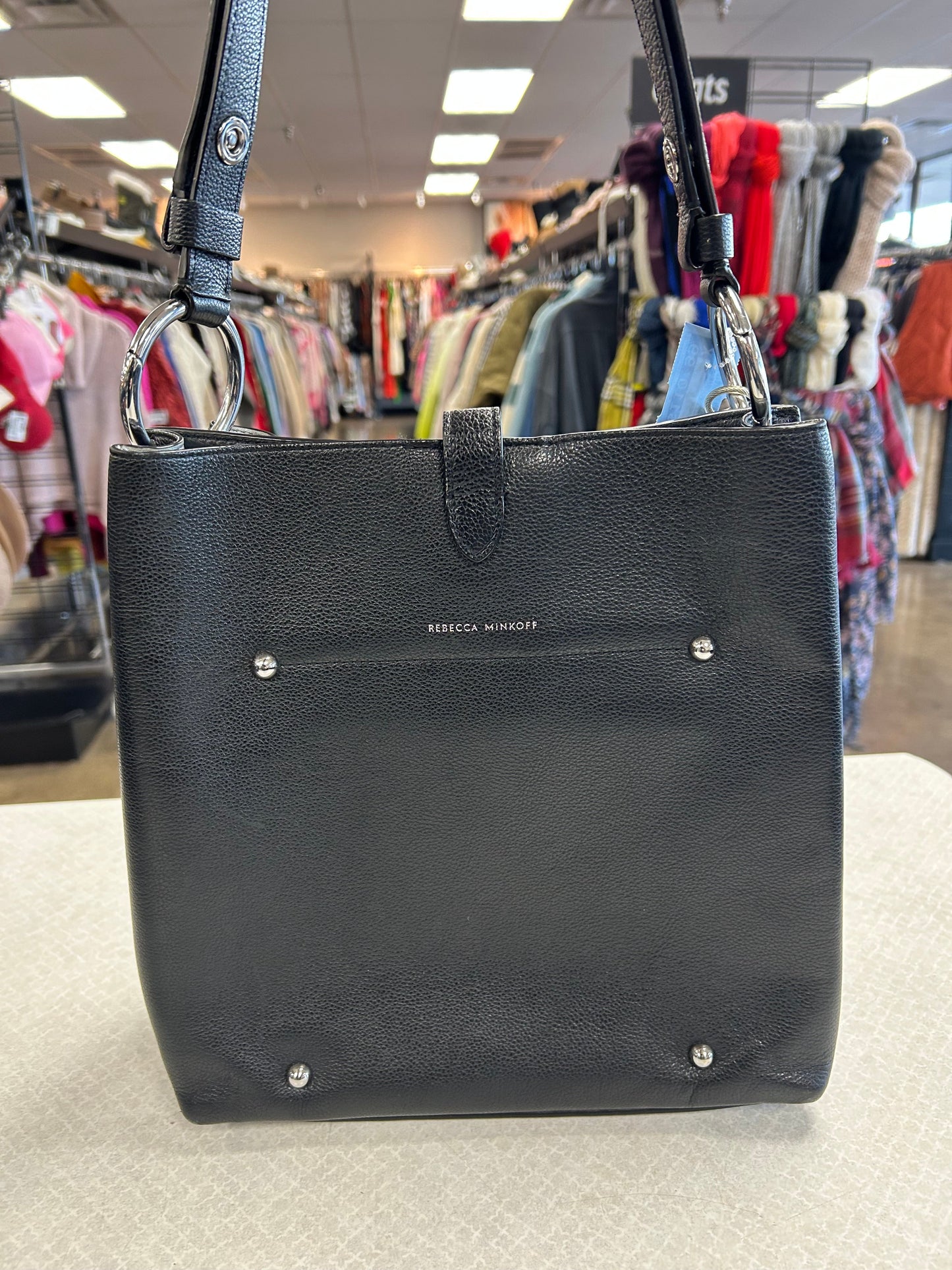 Handbag Designer By Rebecca Minkoff In Black, Size:Medium