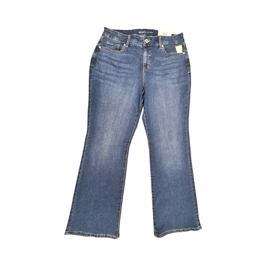 Jeans Boot Cut By Style And Company In Blue Denim, Size:14