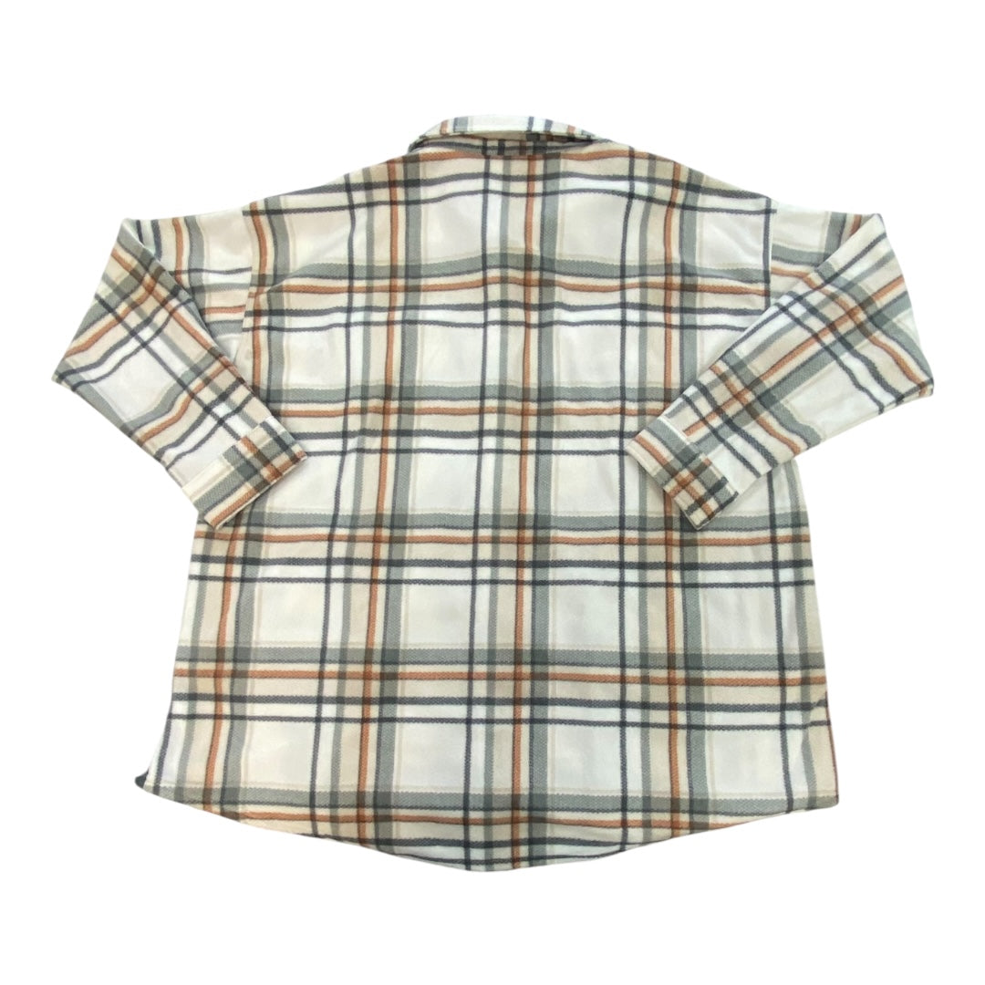 Jacket Shirt By Maurices In Plaid Pattern, Size:1X