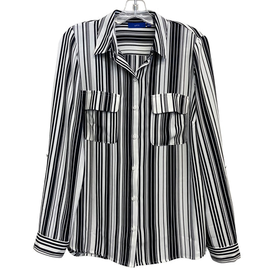 Top Ls By Apt 9 In Striped Pattern, Size:M