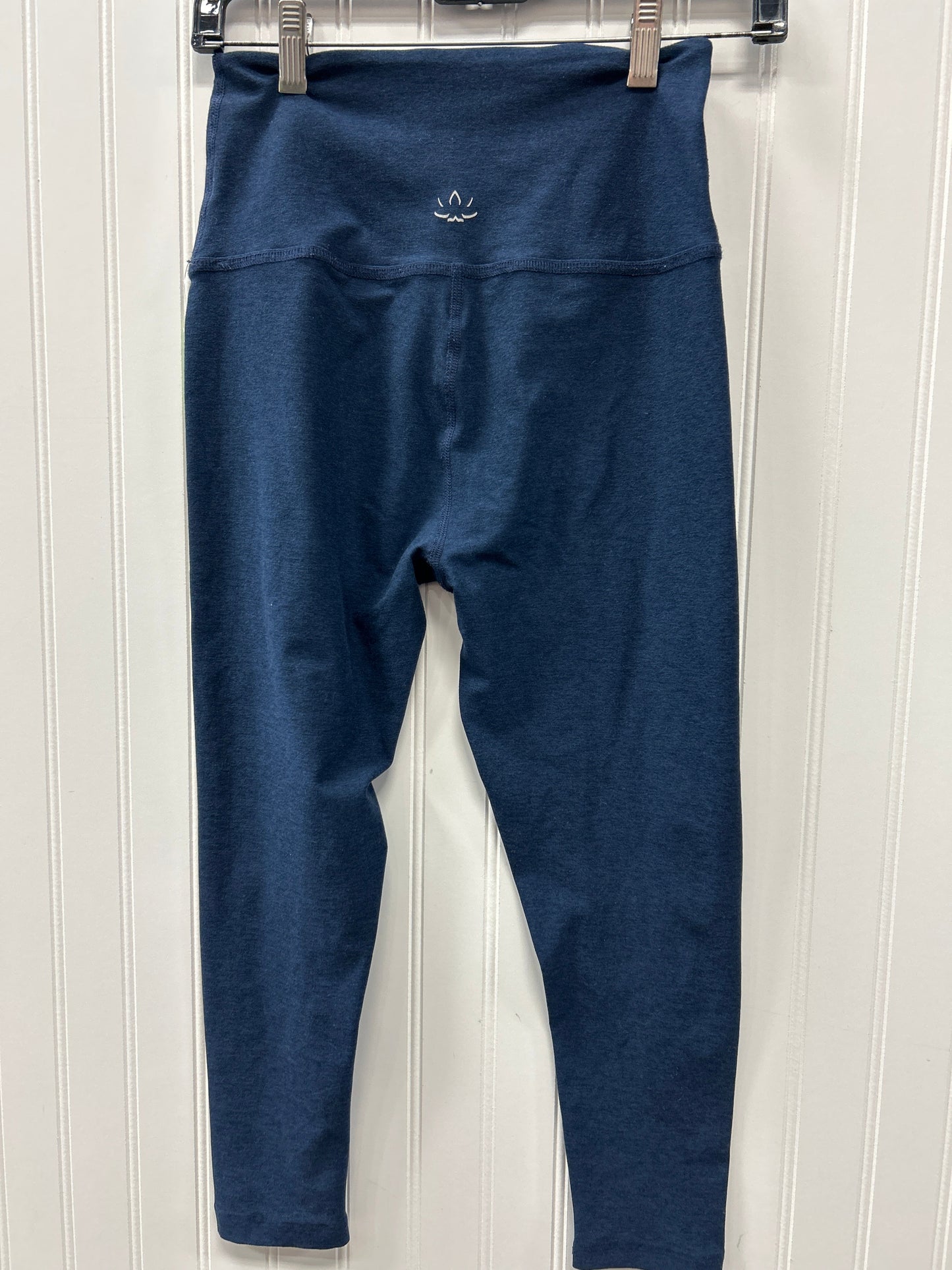 Athletic Leggings By Beyond Yoga In Navy, Size:M