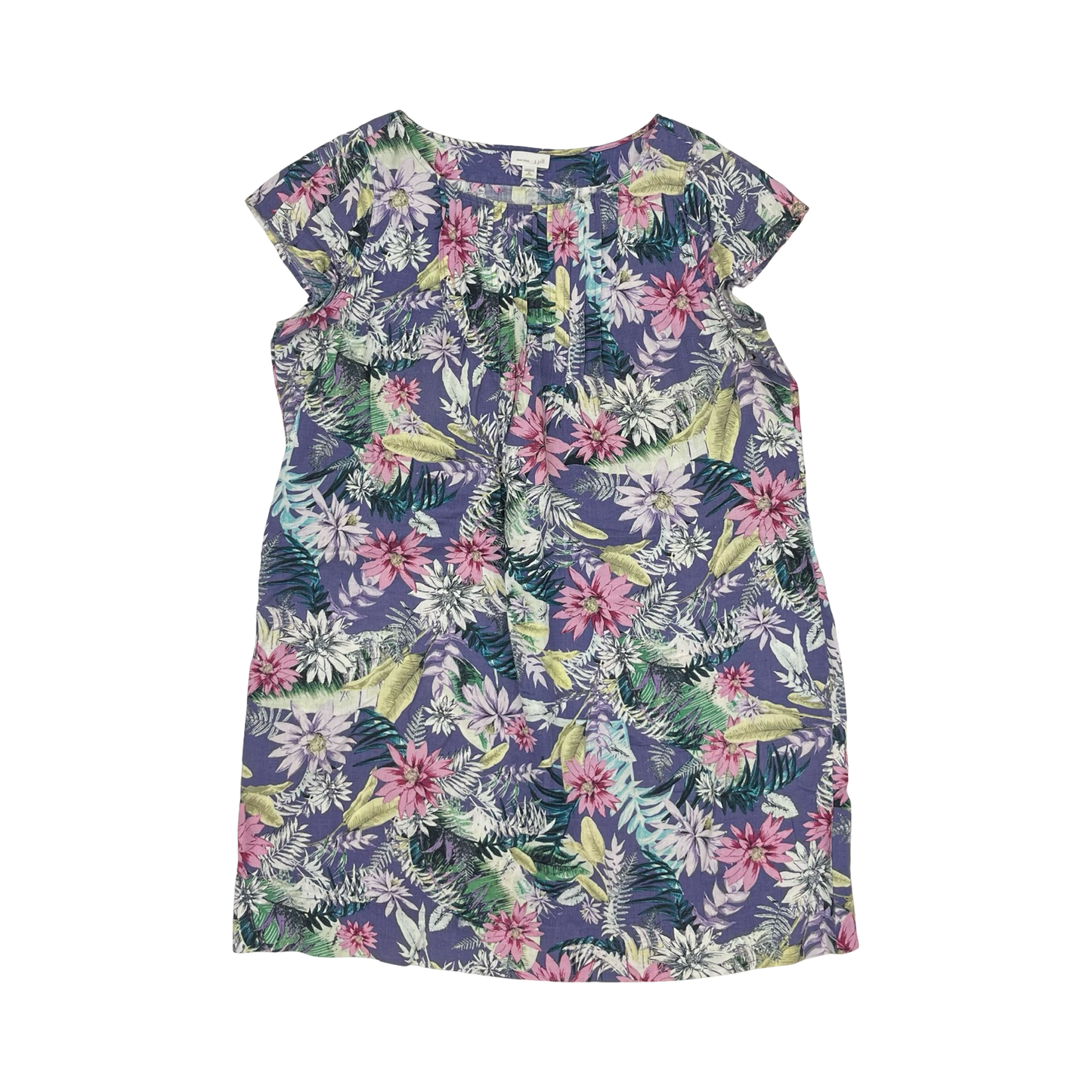 Dress Party Short By J. Jill In Purple & White, Size:Xlp