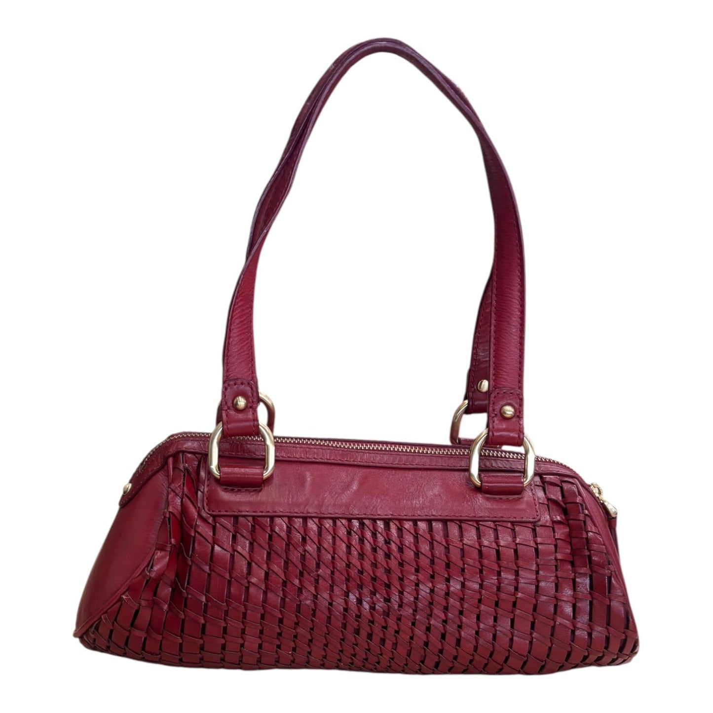 Handbag Leather By Cole-Haan In Red, Size:Medium