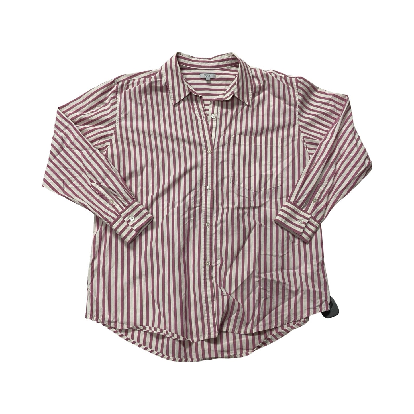 Top Ls By Rails In Striped Pattern, Size:L