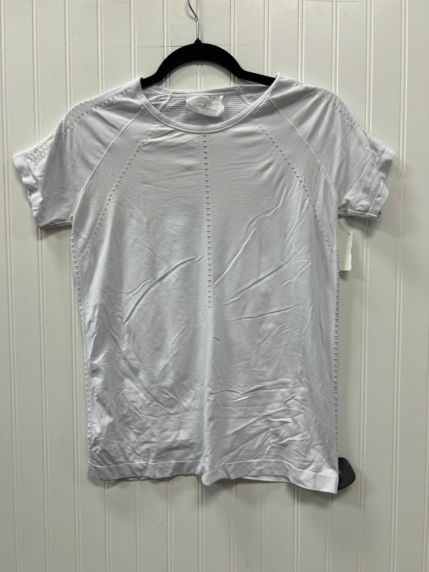 Athletic Top Ss By Athleta In White, Size:M