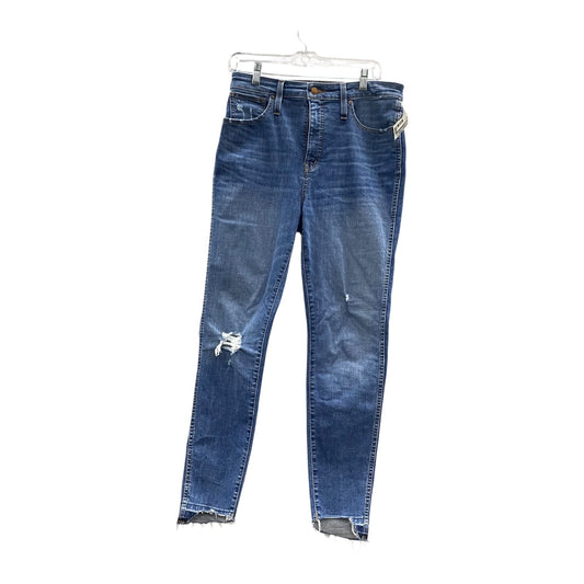Jeans Skinny By Madewell In Blue, Size:10