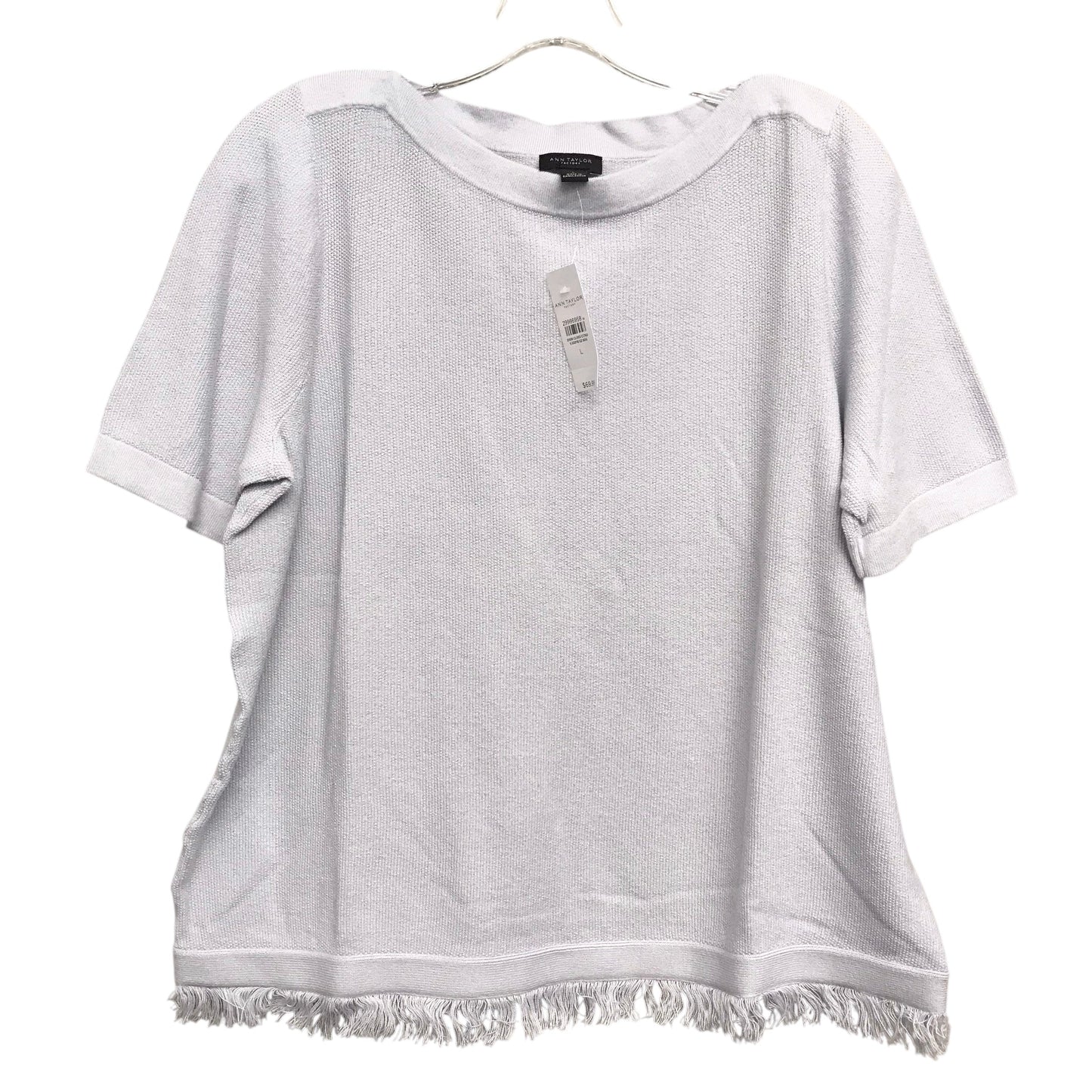 Sweater Ss By Ann Taylor In Light Blue, Size:L