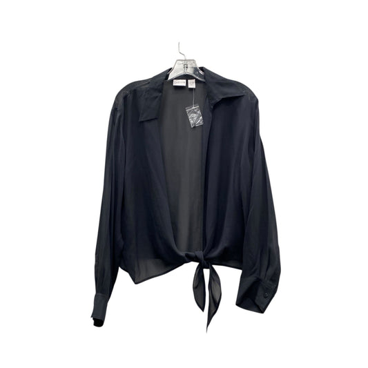 Cardigan By Chicos In Black, Size:Xl