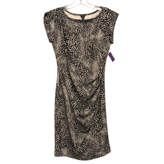Dress Work By Ann Taylor In Black & Cream, Size:Xs