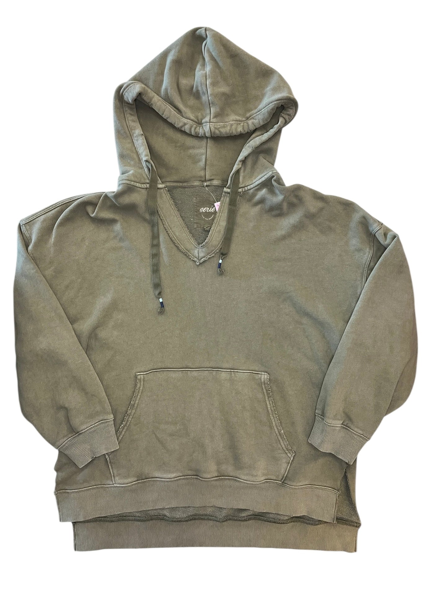 Sweatshirt Hoodie By Aerie In Green, Size:M